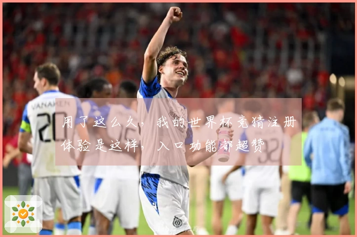 用了这么久，我的世界杯竞猜注册体验是这样，入口功能都超赞